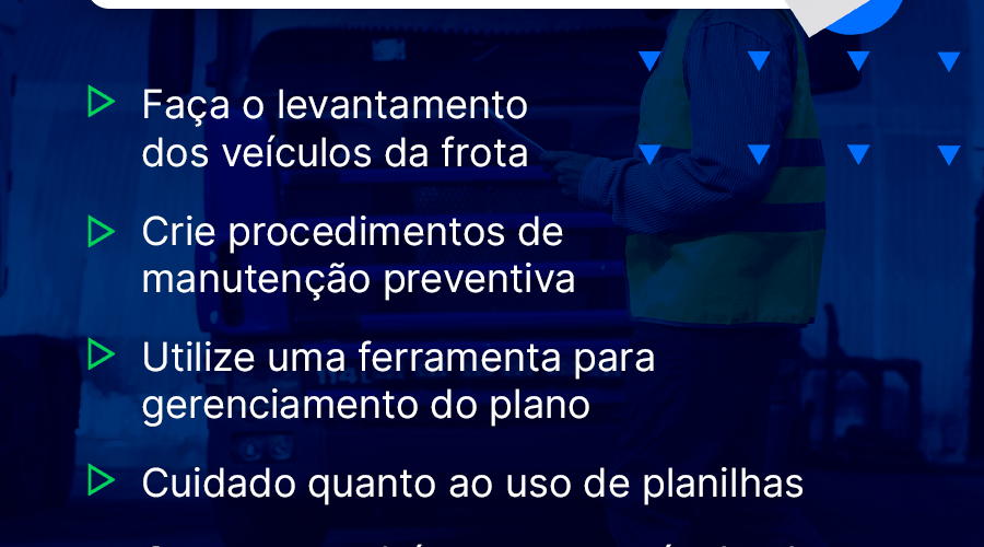 plano de manutenção para sua frota