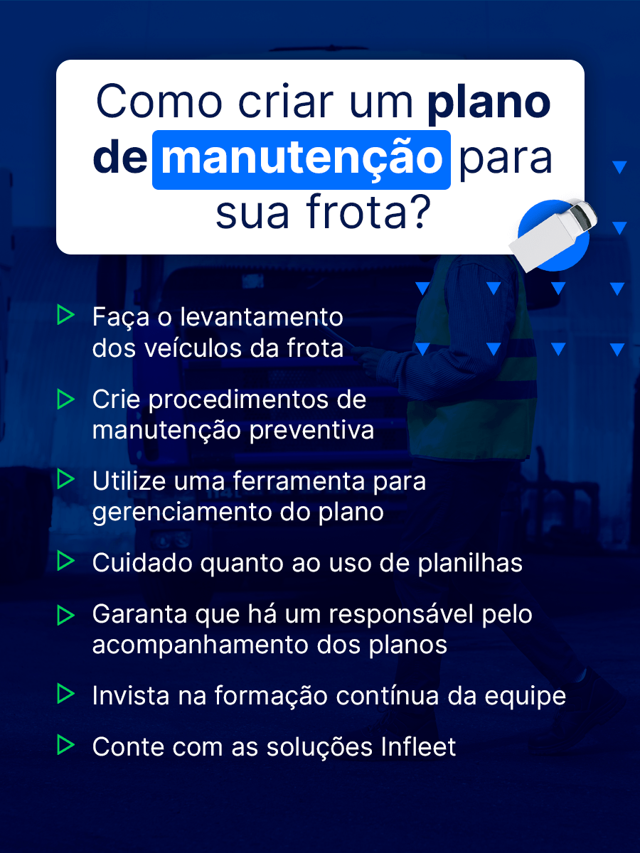 plano de manutenção para sua frota