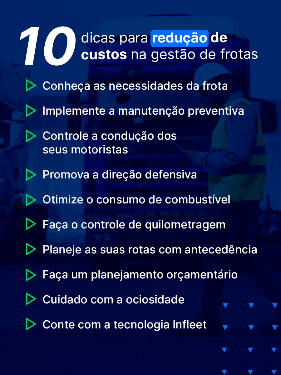 10 dicas para reduzir custos na gestão de frota