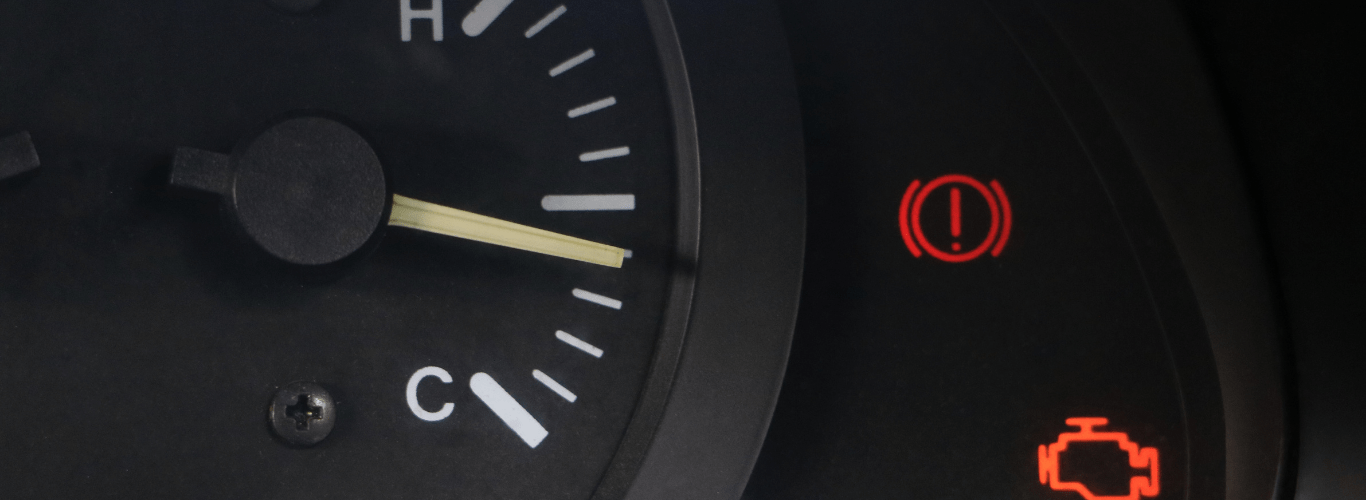 luz de temperatura do motor