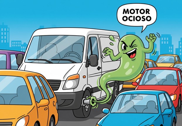 Entenda como um motor ocioso pode impactar negativamente em uma frota!